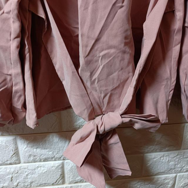 p.v.t★新品★ピーチ起毛バルーン袖リボン付カットソー < 女性ファッション  p.v.t★新品★ピーチ起毛バルーン袖リボン付カットソー < 女性ファッションの