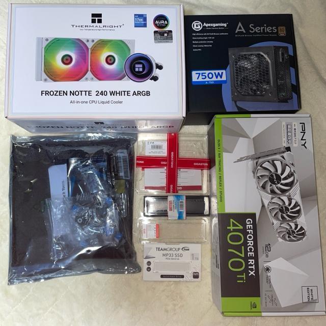 yO{ȊOVizQ[~OPC Ryzen7 5700X3D RTX4070Ti 32GB SSD1TB HDD1TB