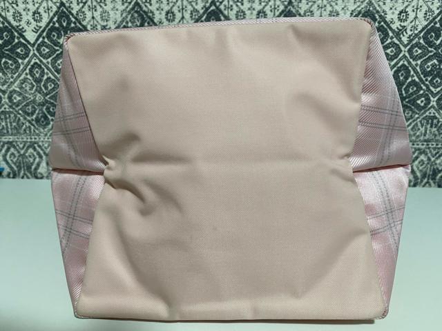 【美品】Herve Chapelier チェック柄 トート ハンドバッグ ピンク < ブランド  【美品】Herve Chapelier チェック柄 トート ハンドバッグ ピンク < ブランドの