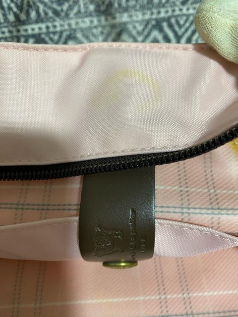 【美品】Herve Chapelier チェック柄 トート ハンドバッグ ピンク < ブランド  【美品】Herve Chapelier チェック柄 トート ハンドバッグ ピンク < ブランドの