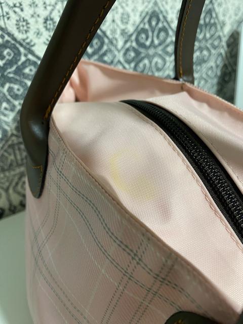 【美品】Herve Chapelier チェック柄 トート ハンドバッグ ピンク < ブランド  【美品】Herve Chapelier チェック柄 トート ハンドバッグ ピンク < ブランドの