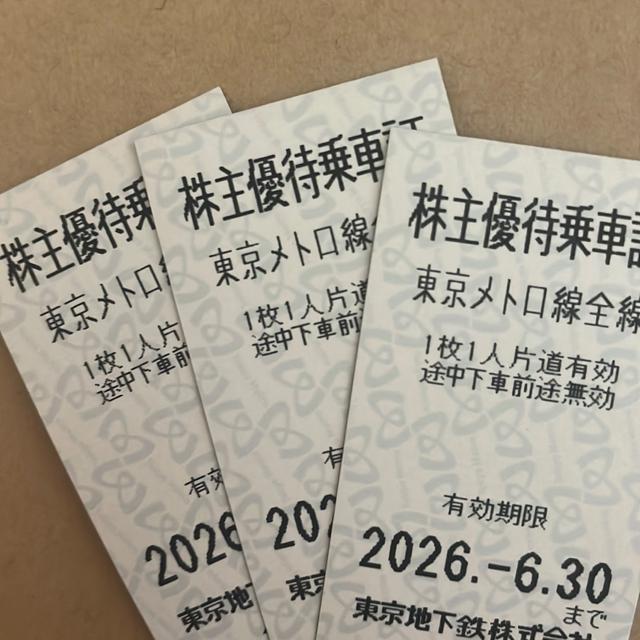 東京地下鉄株式会社 株主優待 < チケット/金券 東京地下鉄株式会社 株主優待 < チケット/金券の