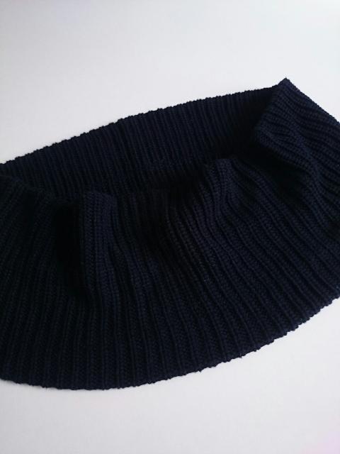 シンプル☆リブ編みスヌード★ネイビー☆ < 女性ファッション  シンプル☆リブ編みスヌード★ネイビー☆ < 女性ファッションの