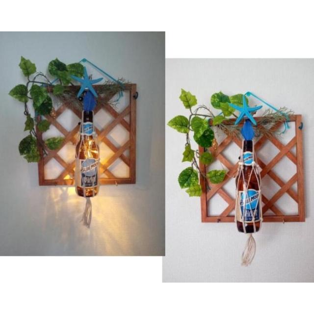 LEDライト アクセサリーかけやキーフック☆ブルームーンビール瓶 < ペット/手芸/園芸  LEDライト アクセサリーかけやキーフック☆ブルームーンビール瓶  < ペット/手芸/園芸の