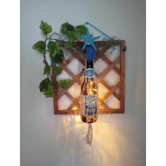 LEDライト アクセサリーかけやキーフック☆ブルームーンビール瓶 < ペット/手芸/園芸  LEDライト アクセサリーかけやキーフック☆ブルームーンビール瓶 < ペット/手芸/園芸の