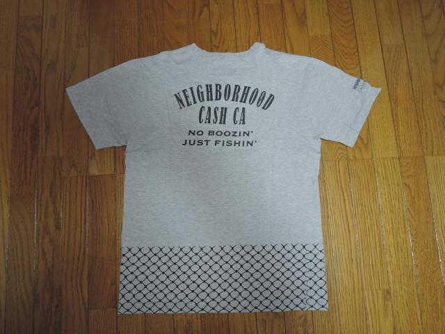 NEIGHBORHOOD ネイバーフッド × CASHCA カシュカ Tシャツ S 灰 カットソー 背ロゴ LOGO < ブランド  NEIGHBORHOOD ネイバーフッド × CASHCA カシュカ Tシャツ S 灰 カットソー 背ロゴ LOGO  < ブランドの