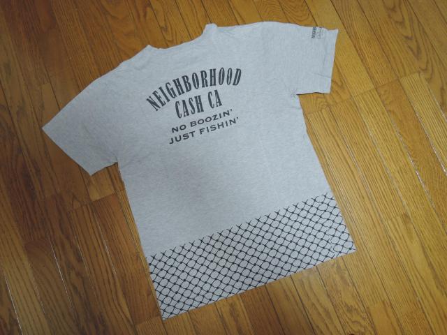 NEIGHBORHOOD ネイバーフッド × CASHCA カシュカ Tシャツ S 灰 カットソー 背ロゴ LOGO < ブランド  NEIGHBORHOOD ネイバーフッド × CASHCA カシュカ Tシャツ S 灰 カットソー 背ロゴ LOGO < ブランドの