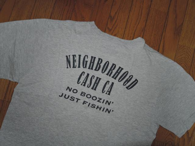 NEIGHBORHOOD ネイバーフッド × CASHCA カシュカ Tシャツ S 灰 カットソー 背ロゴ LOGO < ブランド  NEIGHBORHOOD ネイバーフッド × CASHCA カシュカ Tシャツ S 灰 カットソー 背ロゴ LOGO < ブランドの