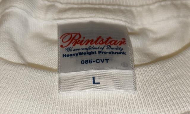 printstar 085-CVT Heavy Weight 5.6oz   無地 ホワイト L Tシャツ 未使用 保管品 < 男性ファッション  printstar 085-CVT Heavy Weight 5.6oz   無地 ホワイト L Tシャツ 未使用 保管品 < 男性ファッションの