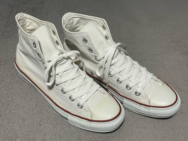 CONVERSE CANVAS ALL STAR HI スニーカー キャンバス オールスター チャックテイラー ホワイト29cm < ブランド  CONVERSE CANVAS ALL STAR HI スニーカー キャンバス オールスター チャックテイラー ホワイト29cm < ブランドの