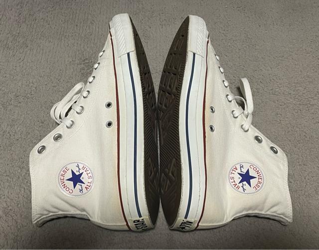 CONVERSE CANVAS ALL STAR HI スニーカー キャンバス オールスター チャックテイラー ホワイト29cm < ブランド  CONVERSE CANVAS ALL STAR HI スニーカー キャンバス オールスター チャックテイラー ホワイト29cm < ブランドの