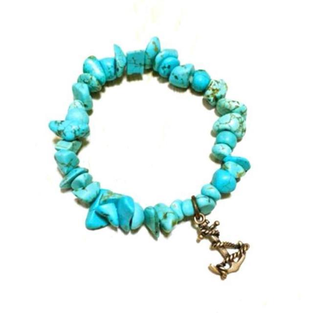 【美品】夏ブレスレット2点セット/ターコイズ/クリアバングル < 女性アクセサリー/時計 【美品】夏ブレスレット2点セット/ターコイズ/クリアバングル < 女性アクセサリー/時計の