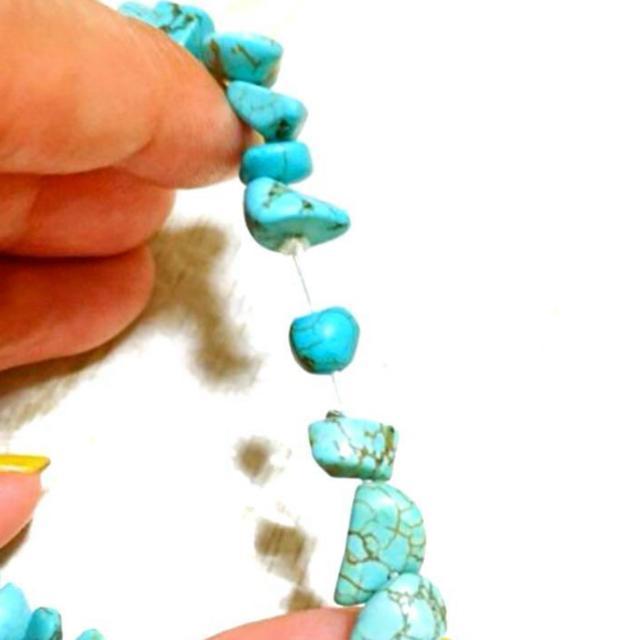 【美品】夏ブレスレット2点セット/ターコイズ/クリアバングル < 女性アクセサリー/時計 【美品】夏ブレスレット2点セット/ターコイズ/クリアバングル < 女性アクセサリー/時計の