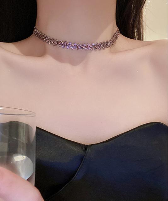 送料無料 新品 キラキラ ラインストーンネックレス 人気 < 女性アクセサリー/時計  送料無料 新品 キラキラ ラインストーンネックレス 人気 < 女性アクセサリー/時計の