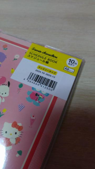 SANRIO☆サンリオキャラクターズ☆2025スケジュール帳☆A6☆ < インテリア/ライフ  SANRIO☆サンリオキャラクターズ☆2025スケジュール帳☆A6☆ < インテリア/ライフの
