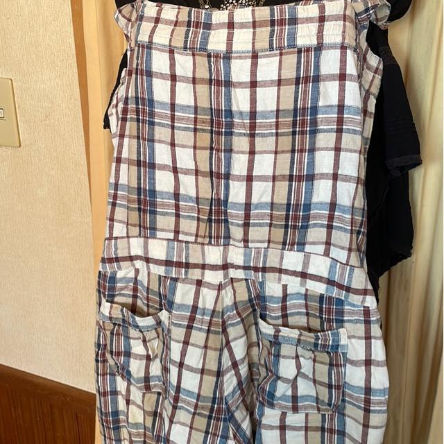 チェック柄 オールインワン < 女性ファッション  チェック柄 オールインワン < 女性ファッションの