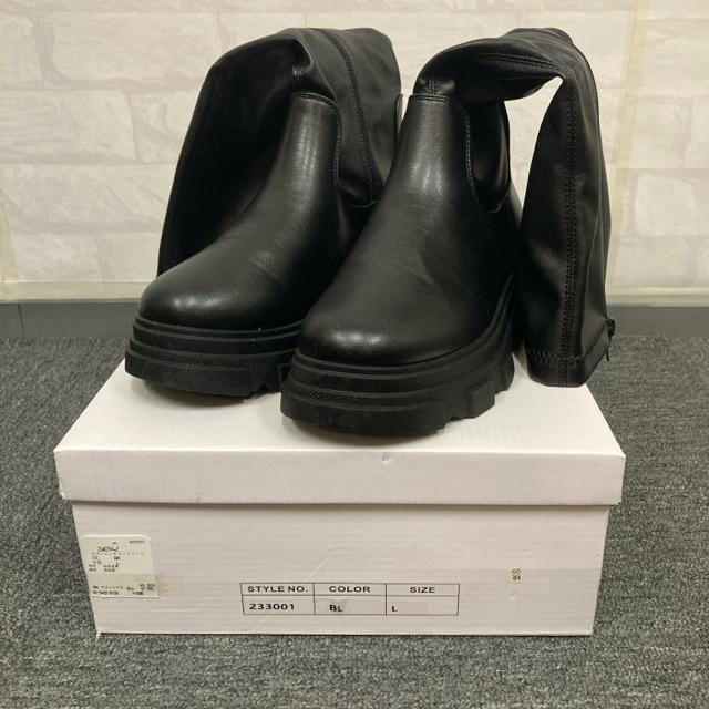 即決 新品 AS KNOW AS ストレッチロングブーツ L < 女性ファッション  即決 新品 AS KNOW AS ストレッチロングブーツ L  < 女性ファッションの