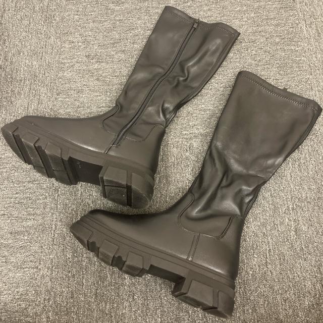 即決 新品 AS KNOW AS ストレッチロングブーツ L < 女性ファッション  即決 新品 AS KNOW AS ストレッチロングブーツ L < 女性ファッションの