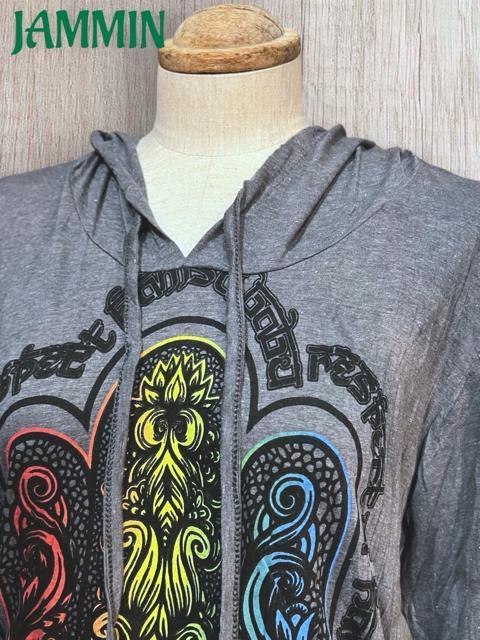 ファティマロンT アジアン エスニック ヒッピー サイケ ロンT 個性派 < 女性ファッション ファティマロンT アジアン エスニック ヒッピー サイケ ロンT 個性派 < 女性ファッションの