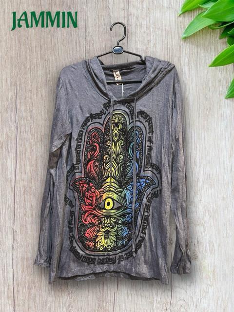 ファティマロンT アジアン エスニック ヒッピー サイケ ロンT 個性派 < 女性ファッション ファティマロンT アジアン エスニック ヒッピー サイケ ロンT 個性派 < 女性ファッションの