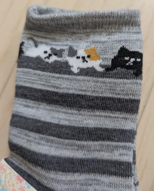 22〜24cm★猫ちゃんソックス3足セット★ねこ靴下★新品★送料無料 < キッズ/ベビー  22〜24cm★猫ちゃんソックス3足セット★ねこ靴下★新品★送料無料 < キッズ/ベビーの