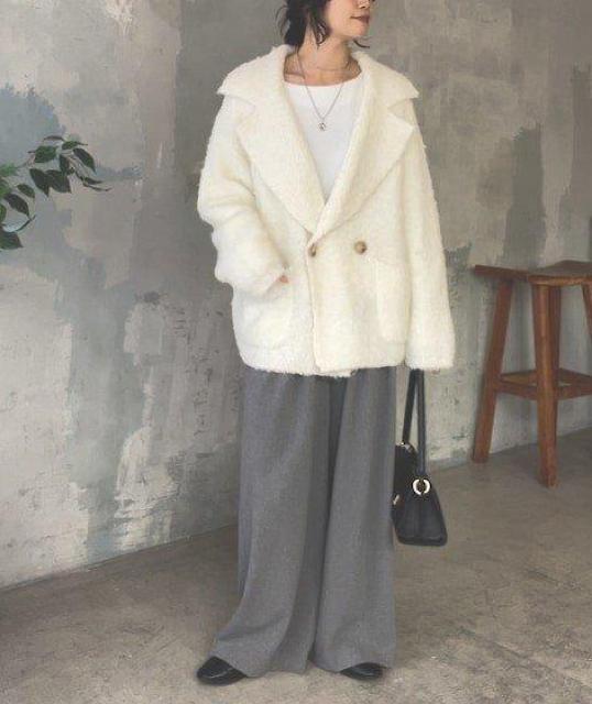 BODY DESSERT�R�[�g���A�C�{���[�ȃI�g�i�����v�[�h���R�[�g  �� �����t�@�b�V������ 