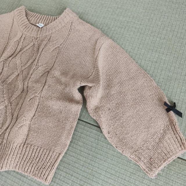 �x�[�W�� �P�[�u���҂� �j�b�g�Z�[�^�[ 95cm �� �L�b�Y/�x�r�[�� 