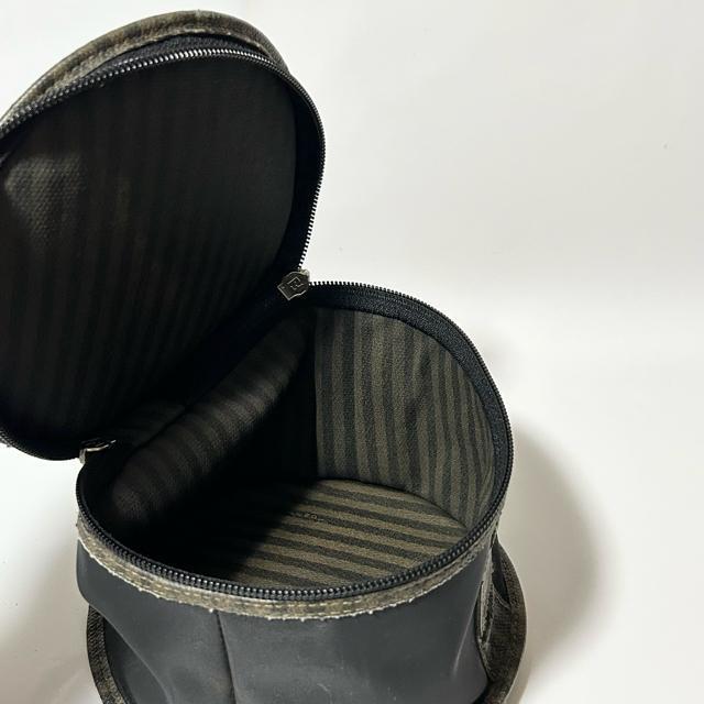 FENDI �t�F���f�B ���B���e�[�W �y�J�� PVC ���U�[ �o�j�e�B �o�b�O �~�j�n���h �u���E�� �u���b�N �V���o�[���� �� �u�����h�� 