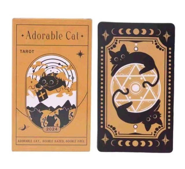 愛らしい猫タロットカード Adorable Cat Tarot 猫デザイン かわいい おしゃれ < 本/雑誌 愛らしい猫タロットカード Adorable Cat Tarot 猫デザイン かわいい おしゃれ < 本/雑誌の