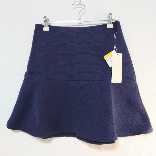 23区 XS/34 タグ付き リブフレアミニスカート ネイビー Vingt-trois arrondissements < 女性ファッション 23区 XS/34 タグ付き リブフレアミニスカート ネイビー Vingt-trois arrondissements < 女性ファッションの