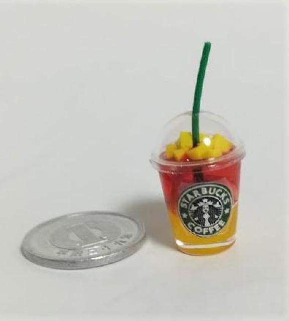 ミニチュア★スターバックス★マンゴーカクテル★ドールハウス★ < おもちゃ  ミニチュア★スターバックス★マンゴーカクテル★ドールハウス★  < おもちゃの