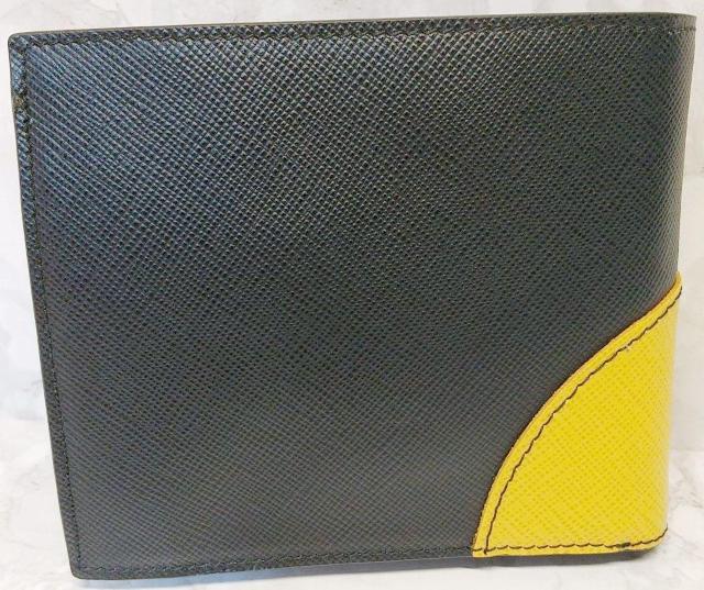 PRADA プラダ サフィアーノ サン レザー財布 SAFIANO SUN NERO レザー財布 二つ折り 財布 < ブランド  PRADA プラダ サフィアーノ サン レザー財布 SAFIANO SUN NERO レザー財布 二つ折り 財布 < ブランドの