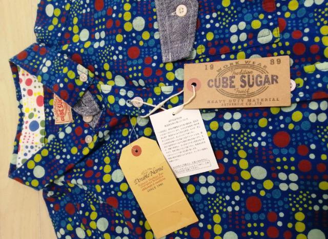 新品未使用cube sugarドット柄シャツ半袖プリント総柄涼しい真夏も快適人気アイテム大活躍爽やか好感度ビーチ海外旅行海リゾート < 男性ファッション  新品未使用cube sugarドット柄シャツ半袖プリント総柄涼しい真夏も快適人気アイテム大活躍爽やか好感度ビーチ海外旅行海リゾート < 男性ファッションの