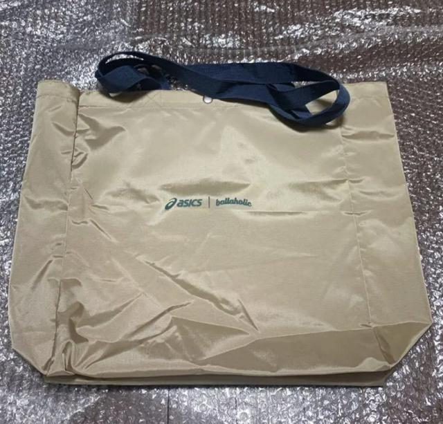 ballaholic asics バッグ ベージュ ボーラホリック アシックス トートバッグ バック ショッパー 非売品 < ブランド  ballaholic asics バッグ ベージュ ボーラホリック アシックス トートバッグ バック ショッパー 非売品  < ブランドの