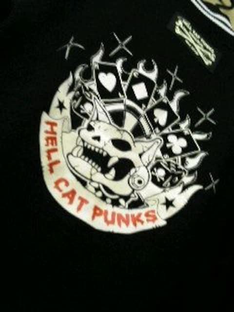 新品◆ヘルキャットパンクス◆定番スウェットスタジャン◆Sサイズ◆ < ブランド 新品◆ヘルキャットパンクス◆定番スウェットスタジャン◆Sサイズ◆ < ブランドの