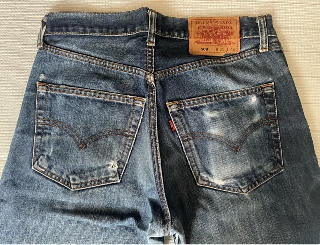 LEVI‘S リーバイス 99年フィリピン製 希少 508デニム W31x L34 ヴィンテージ  インディゴデニム 紙パッチ < ブランド  LEVI‘S リーバイス 99年フィリピン製 希少 508デニム W31x L34 ヴィンテージ  インディゴデニム 紙パッチ < ブランドの