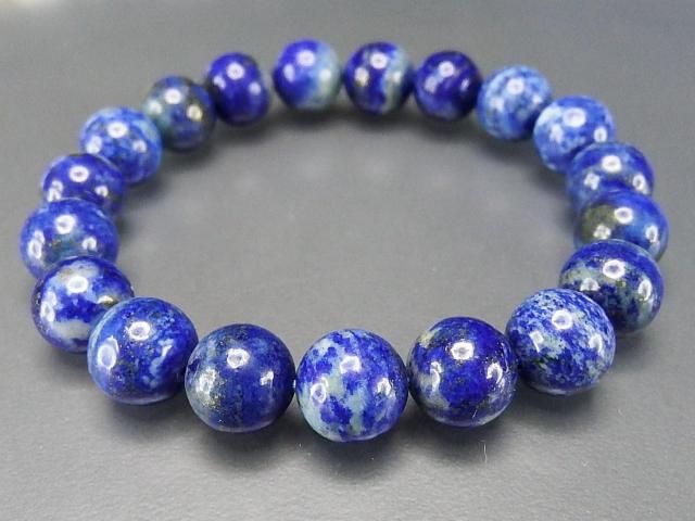 ラピスラズリ約10mm強天然石ブレスレット9月12月の誕生石幸運のお守り石 < 男性アクセサリー/時計  ラピスラズリ約10mm強天然石ブレスレット9月12月の誕生石幸運のお守り石 < 男性アクセサリー/時計の