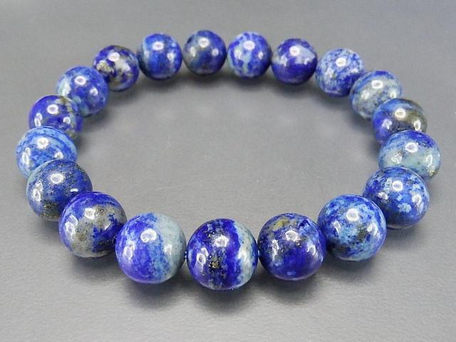 ラピスラズリ約10mm強天然石ブレスレット9月12月の誕生石幸運のお守り石 < 男性アクセサリー/時計  ラピスラズリ約10mm強天然石ブレスレット9月12月の誕生石幸運のお守り石 < 男性アクセサリー/時計の