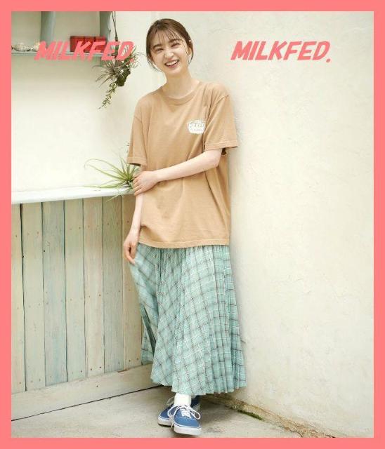 ☆ミルクフェド☆超美品☆完売チェックプリーツフレアロングスカート☆ < ブランド ☆ミルクフェド☆超美品☆完売チェックプリーツフレアロングスカート☆ < ブランドの