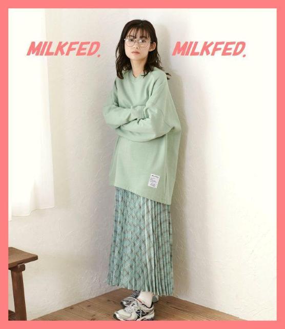 ☆ミルクフェド☆超美品☆完売チェックプリーツフレアロングスカート☆ < ブランド ☆ミルクフェド☆超美品☆完売チェックプリーツフレアロングスカート☆ < ブランドの