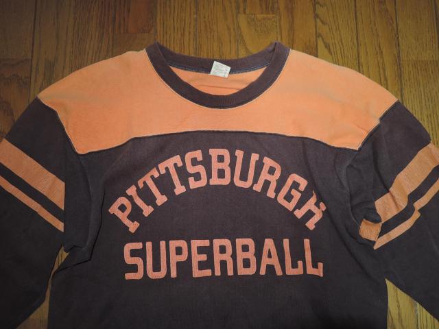 THE FLAT HEAD フラットヘッド フットボール ロンTシャツ M 茶系 カットソー 長袖Tシャツ < ブランド THE FLAT HEAD フラットヘッド フットボール ロンTシャツ M 茶系 カットソー 長袖Tシャツ < ブランドの