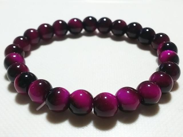 天然石★ピンクタイガーアイ 8mm ブレス < 女性アクセサリー/時計 天然石★ピンクタイガーアイ 8mm ブレス < 女性アクセサリー/時計の