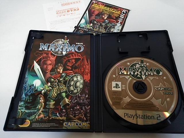 PS2/【2本迄送料180円】マキシモ〈ディスク良好♪〉≪匿名らくらく定額便≫【説明書付き!!】★ご落札価格★ < ゲーム本体/ソフト PS2/【2本迄送料180円】マキシモ〈ディスク良好♪〉≪匿名らくらく定額便≫【説明書付き!!】★ご落札価格★ < ゲーム本体/ソフトの