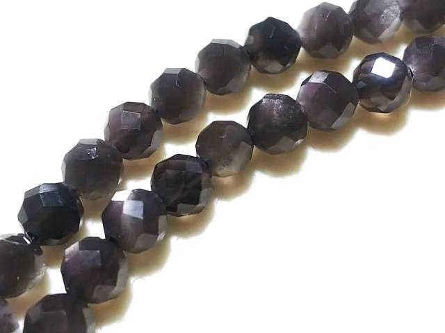 天然石★シルバーオプシディアン 4mm64面カット 半連 < 女性アクセサリー/時計 天然石★シルバーオプシディアン 4mm64面カット 半連 < 女性アクセサリー/時計の