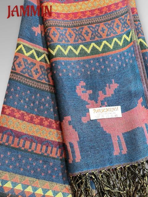 トナカイ柄ストール アジアン スカート エスニック ヒッピー < 女性ファッション トナカイ柄ストール アジアン スカート エスニック ヒッピー < 女性ファッションの