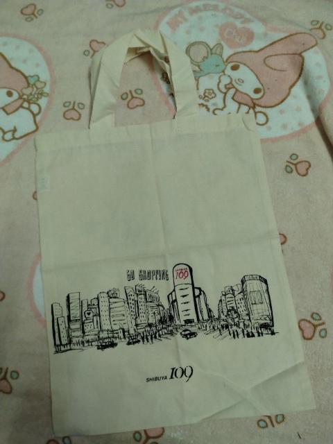 渋谷109 コットン ハンドバッグ エコバッグ サブバッグ < 女性ファッション 渋谷109 コットン ハンドバッグ エコバッグ サブバッグ < 女性ファッションの