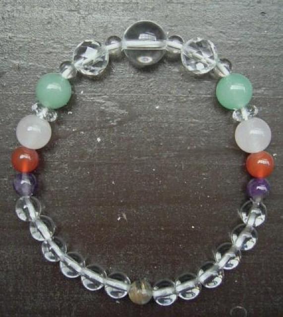 即決☆カット水晶xアベンチュリンxローズクォーツxアメジスト < 男性アクセサリー/時計 即決☆カット水晶xアベンチュリンxローズクォーツxアメジスト < 男性アクセサリー/時計の