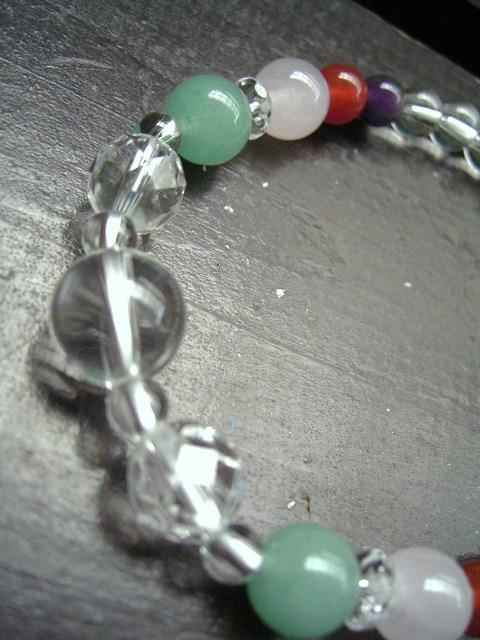 即決☆カット水晶xアベンチュリンxローズクォーツxアメジスト < 男性アクセサリー/時計 即決☆カット水晶xアベンチュリンxローズクォーツxアメジスト < 男性アクセサリー/時計の