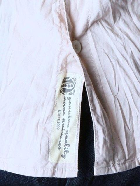 □ナノユニバース シワ加工 ミリタリー シャツ/7分袖/メンズ/S/ホワイト☆新品 < ブランド  □ナノユニバース シワ加工 ミリタリー シャツ/7分袖/メンズ/S/ホワイト☆新品 < ブランドの