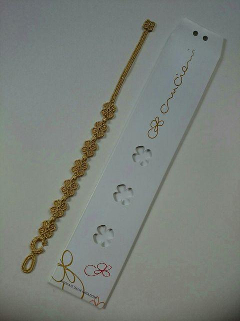 Cruciani/クルチアーニ☆刺繍ブレスレット★クローバー☆未使用 < ブランド Cruciani/クルチアーニ☆刺繍ブレスレット★クローバー☆未使用 < ブランドの